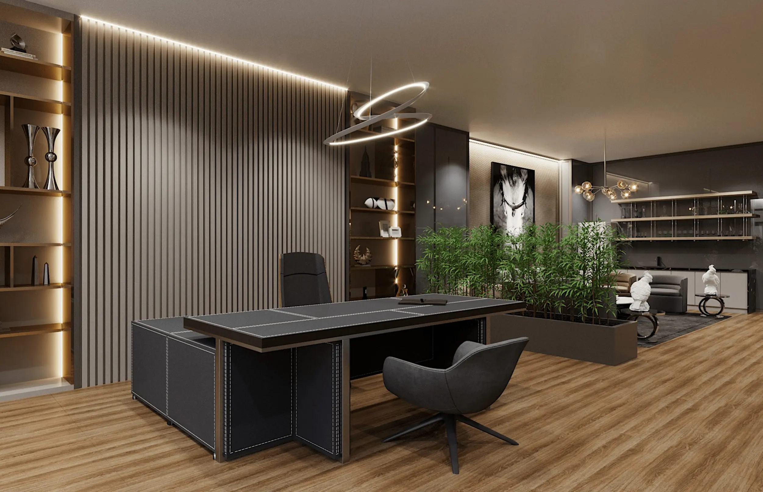Thi công nội thất phòng giám đốc