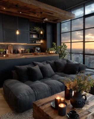 nội thất phong cách công nghiệp