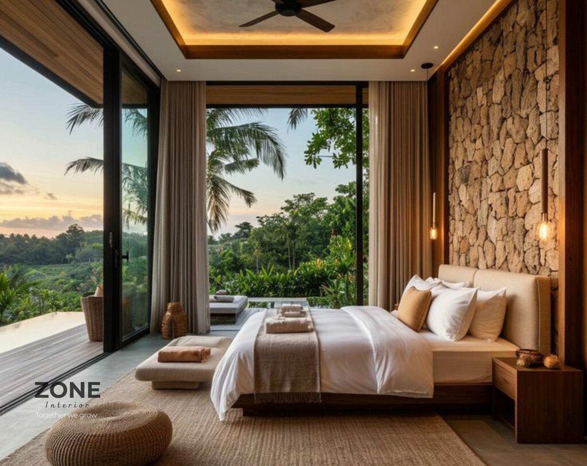 Xuất phát từ các quốc gia ven bờ Địa Trung Hải (như Hy Lạp, Tây Ban Nha, Ý, Thổ Nhĩ Kỳ, Morocco…). Đặc trưng chịu ảnh hưởng mạnh mẽ từ khí hậu vùng biển: nhiều ánh sáng, gió biển, màu sắc thiên nhiên. Biểu tượng nổi bật: Santorini (Hy Lạp) với gam trắng – xanh đặc trưng.